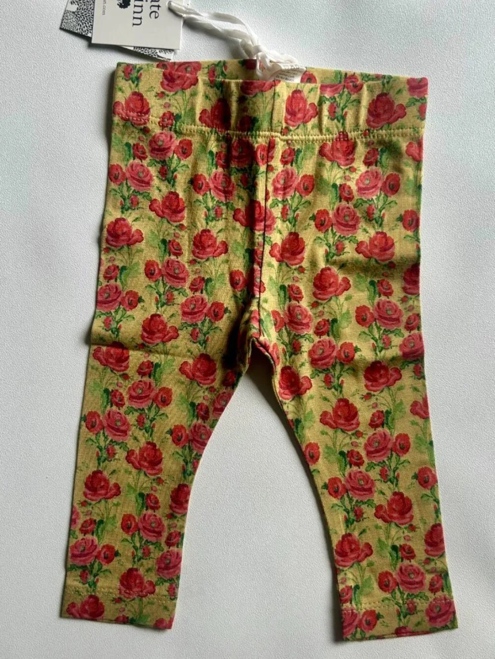 NWT Kate Quinn Baby Outfit Set 3-6M 100 Acre Wood Tee Gold Climbing Rose